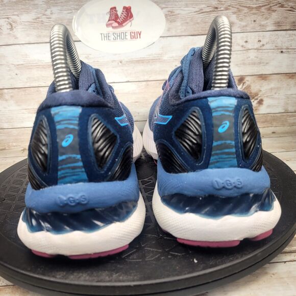 Asics Gel Nimbus 23 Women's Size 7 Blue Purple Athletic Running Shoes - Picture 7 of 13